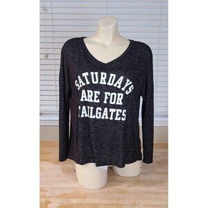 Moa Moa Saturday's Are For Tailgates Top Size Large